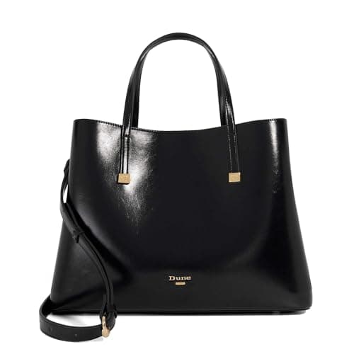Image of Dune London DOMINANT Double Grab Handle Tote Bag One Size