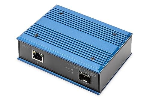 Image of ASSMANN Digitus 10/100/1000 Base-TX to 1000 Base-FX Industrial Media Converter