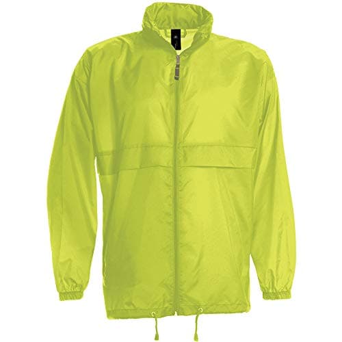 Image of B&C Sirocco Men's Lightweight Jacket Colour=Ultra Yellow Size=2XL
