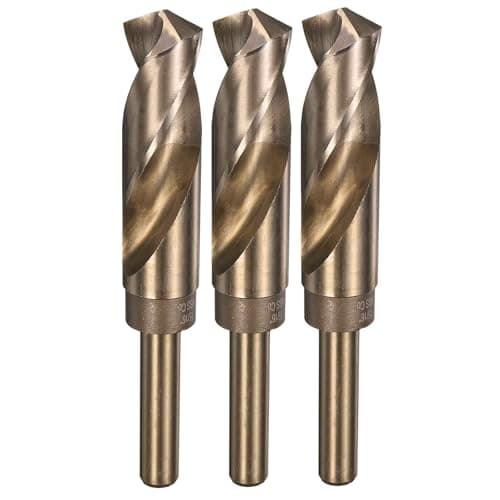 Image of sourcing map 3pcs 15/16" M35 Cobalt Twist Drill Bits, High-Speed Steel Jobber Drill Bit for Stainless Steel, Hardened Metal, Cast Iron, Aluminum, Copper, Soft Alloy Steel, Wood, Plastic