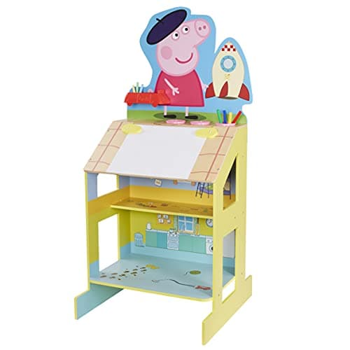 Image of Peppa Pig Play and Draw Wooden Easel