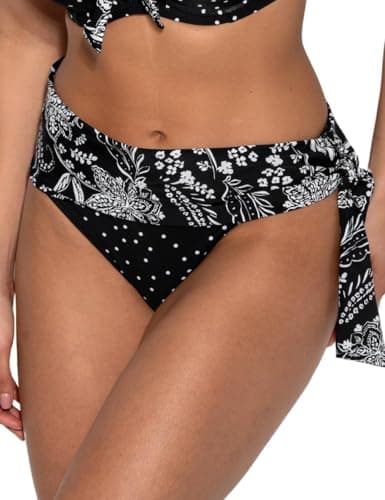 Image of Pour Moi 80008R Getaway Fold Over Tie Bikini Brief