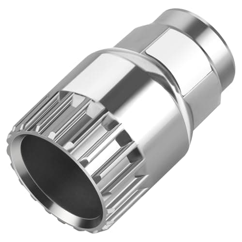 Image of poeland Bike Bottom Bracket Removal Tool, Cartridge Bottom Bracket Wrench, Standard 20-Tooth Bicycle BB Remover Tools (Silver)