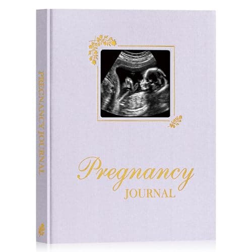 Image of Lanpn My Pregnancy Journal Memory Book for First Time Mom, 156 Page Pregnant Announcement Must Have Planner, Pregnancy Tracking Diary Mom to Be Scrapbook Keepsake Gift for Expecting New Parent Purple