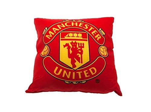 Image of Official Manchester United FC Cushion - A great gift / present for men, boys, sons, husbands, dads, boyfriends for Christmas, Birthdays, Fathers Day, Valentines Day, Anniversaries or just as a treat for and avid football fan