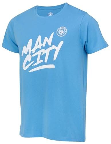 Image of Manchester City Official Collection T-Shirt, Blue, XL