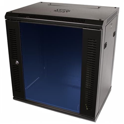 Image of 19 Inch Rack Cabinet 15U Wall Mount – Network Server Rack Enclosure/Data Cabinet 600x600mm – Flat Pack – Ergolynx