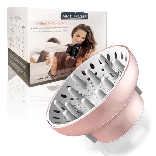 Image of Hair Dryer Diffuser Attachment Universal Adjustable Professional Salon Tool for Curly Hair Fits Most Kinds of Blow Dryer Diameter 4.3-6.5CM