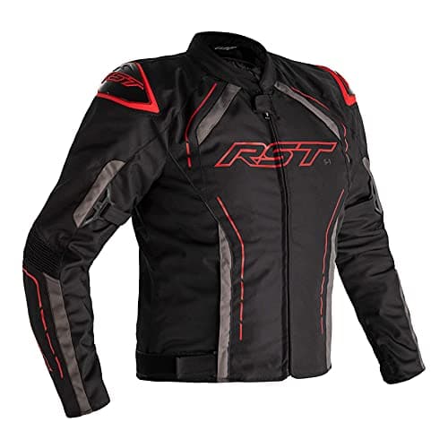 Image of RST S-1 Motorcycle Textile Jacket, black/grey/red, M