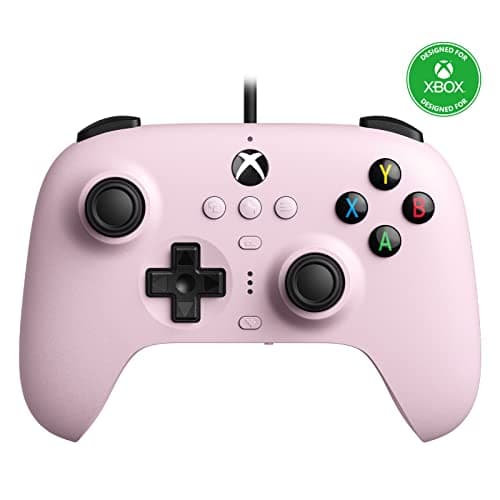 Image of 8Bitdo Ultimate Wired Controller for Xbox Series X, Xbox Series S, Xbox One, Windows 10 & Windows 11 (Pink) (Xbox Series X/)