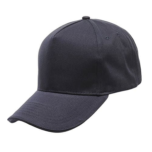 Image of Regatta Men's Amston 5 Panel Cap with Sandwhich Peak Baseball Cap, Blue (Navy/Navy), One Size (Manufacturer Size:Single Size)