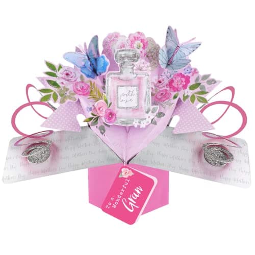 Image of Mother's Day Card To A Wonderful Gran With Love Pop Up Card 3D Greeting Cards POP021M05