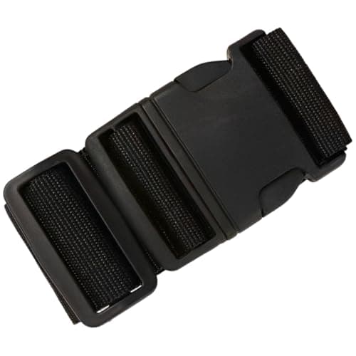 Image of KINDOYO Luggage Suitcase Straps - Travel Accessories Thickened Luggage Belt with Quick Release Buckle, Adjustable Travel Luggage Straps for Suitcase Baggage, Black, 1 Piece