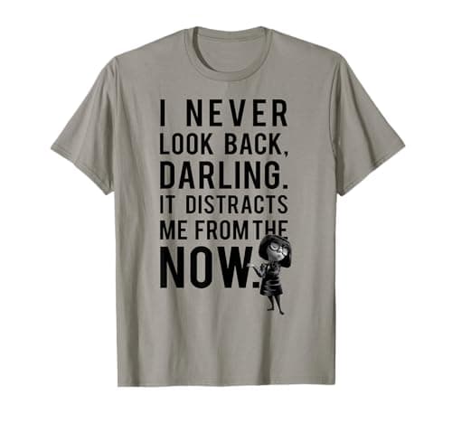 Image of Disney Pixar The Incredibles Edna Never Look Back T-Shirt T-Shirt
