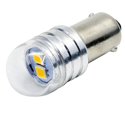 Image of Ruiandsion 2pcs 12V BA9S LED Bulb BA9 BA9S T4W 53 57 1895 64111 Super Bright 3030 2SMD Chipset LED Interior Light License Plate Lights Map Light Bulb,Warm White 3000K