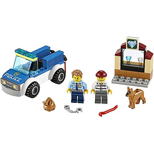 Image of LEGO City Police Dog Unit 60241 Police Toy, Cool Building Set for Kids, New 2020 (67 Pieces)