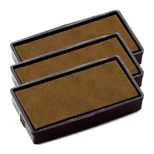 Image of COLOP E/20 Replacement Ink Pads – Pack of 3 E20 Refill Pads Compatible with Printer 20 & Compact 20 Self Inking Stamps (Dry - No Ink)
