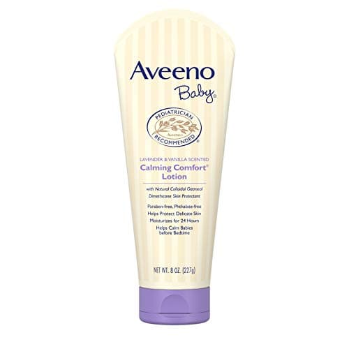 Image of Aveeno Baby Calming Comfort Lotion, Lavender/Vanilla