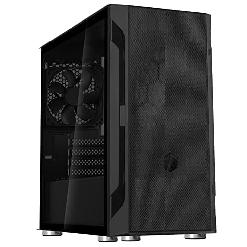 Image of SilverStone Technology FARA H1M, Micro-ATX, Steel mesh, tempered glass, plastic front panel, steel body, 120mm fan x 1 included, SST-FAH1MB-G