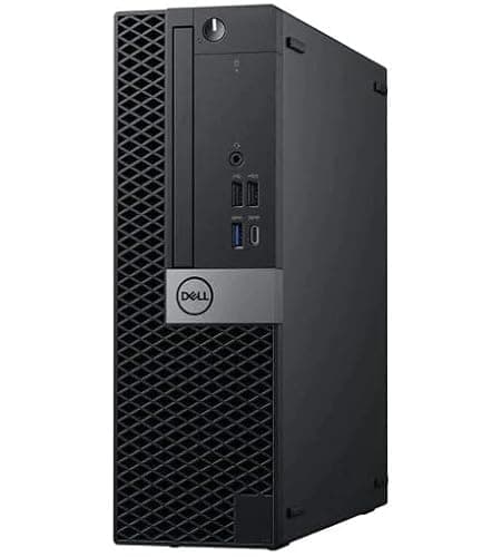 Image of Dell Optiplex 5060/7060 SFF PC - Intel Core i7 8th Gen (6 Cores Upto 4.60Ghz), 16GB DDR4 RAM, 256GB NVMe SSD Storage, 300Mbps USB WiFi, Windows 11 Pro Operating System (Renewed)