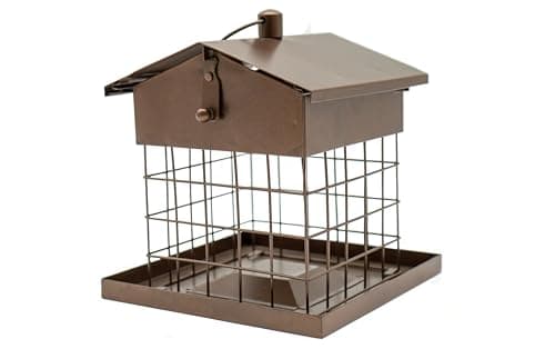 Image of Johnston & Jeff Manhattan Suet Block Feeder 18.5cm Metal Wild Bird Feeder