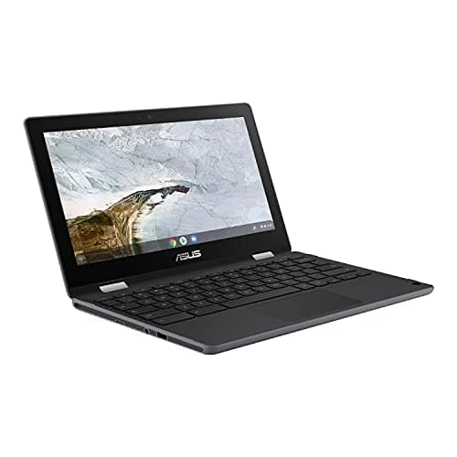 Image of ASUS Touchscreen Chromebook Flip C214MA 11.6 Inch Laptop (Intel Celeron N4020, 4GB RAM, 32GB eMMC, Chrome OS) Includes 3 Year Manufacturer Warranty