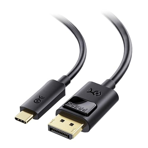 Image of Cable Matters 32.4Gbps Unidirectional USB C to DisplayPort 1.4 Cable 3m, Support 8K@60Hz / 4K@240Hz, Thunderbolt 4 to DisplayPort Cable, Display Port to USBC, Black - Not for Portable USBC Monitor
