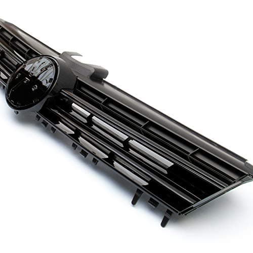 Image of Underground Parts Custom All Gloss Black Front Bumper Radiator Upper Grille for VW Golf mk7 2013-2016