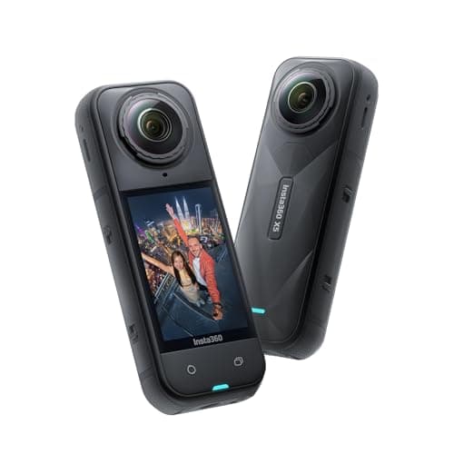 Image of Insta360 X5 - Waterproof 8K 360° Action Camera, Leading Low Light, Invisible Selfie Stick Effect, Rugged and Replaceable Lens, 3-Hour Battery, Built-in Wind Guard, Stabilization, Triple AI Chip Design