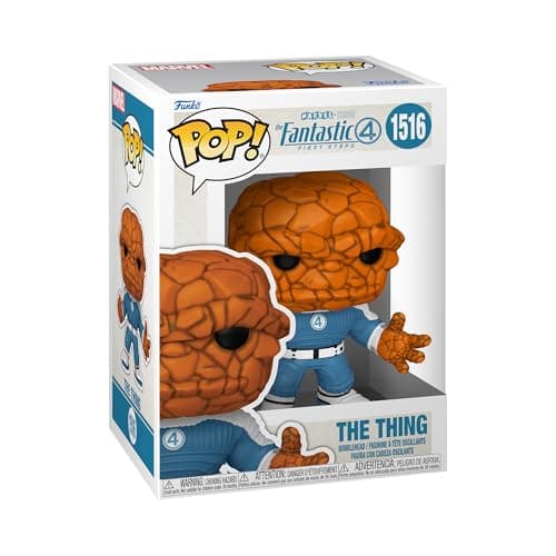 Image of Funko POP! Marvel: Fantastic Four - The Thing - Collectable Vinyl Figure - Gift Idea - Official Merchandise - Toys For Kids & Adults - Model Figure for Collectors and Display