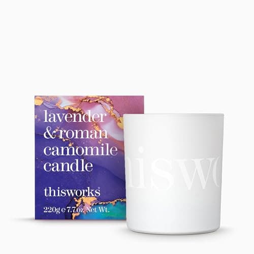 Image of This Works Lavender & Roman Camomile Candle, 220 gm - Hand Poured and Blended with Essential Oils - Soothing and Relaxing