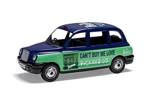 Image of Corgi Diecast Model Cars - CC85935 The Beatles London Taxi 'Can't Buy Me Love' - Men & Women Souvenir Gifts from UK - Small Die Cast Toy Car Models for Boys, Gift for Motor Enthusiasts