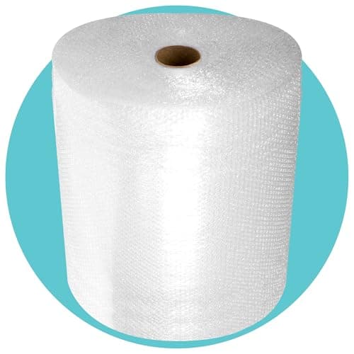 Image of Triplast Bubble Wrap Roll (Pick Any Size: 600mm x 100m) – Strong & Durable Air Bubbles Cushioning for Fragile Items – Packaging Essential for Moving House, Shipping Parcels & Packing Storage Boxes