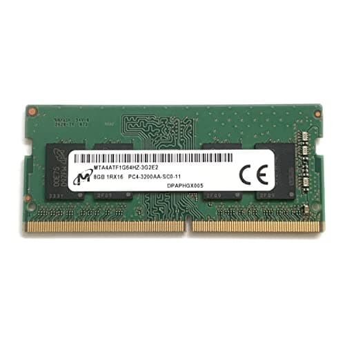 Image of Micron 8GB SODIMM DDR4 3200 PC4 1Rx16 MTA4ATF1G64HZ-3G2 260 Pin SO-DIMM Laptop Notebook RAM Memory for Dell HP Lenovo and Other Systems