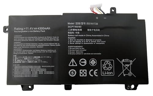 Image of 48Wh B31N1726 Laptop Battery for ASUS TUF FX504 FX504G FX504GD FX504GM FX505 FX505D FX505DT FX505G FX505GE FX505GD FX505GM FX505GT FX505DY FX80 FX80G 80GM GM 80GM 6 FX86FM FA506IU FA706IH FA706II