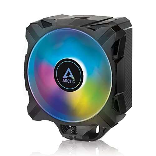 Image of ARCTIC Freezer i35 A-RGB - Single Tower CPU Cooler with A-RGB, Intel specific, Pressure optimized 120 mm P-fan, 200-1700 rpm, 4 Heat Pipes, incl. MX-5 Thermal Paste - Black