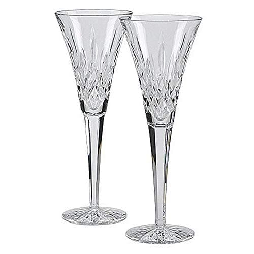 Image of Waterford Lismore Toasting Flutes, Set of 2