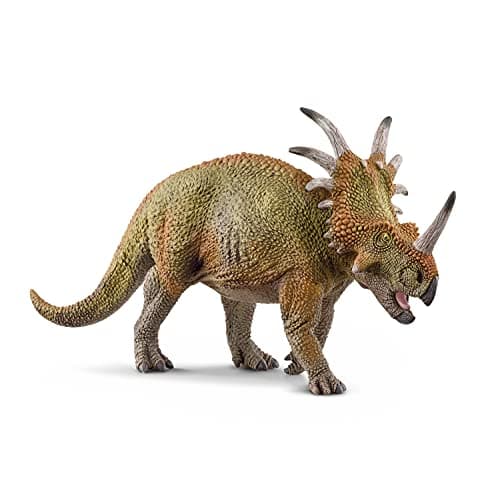 Image of SCHLEICH Dinosaurs Realistic Styracosaurus Dinosaur Figure - Authentic and Detailed Prehistoric Jurassic Dino Toy, Highly Durable for Education and Fun for Boys and Girls, Ages 4+