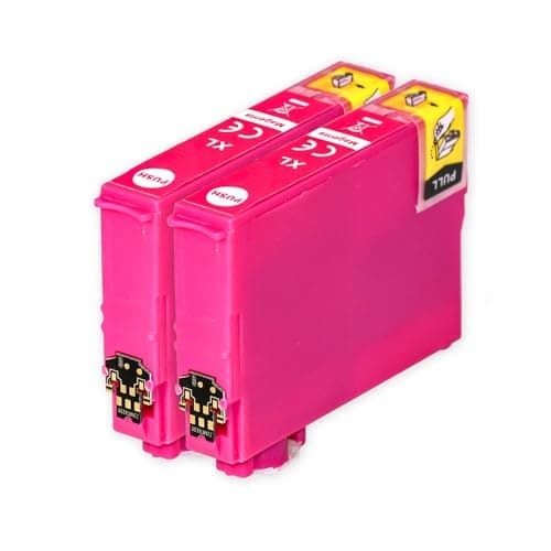 Image of Go Inks Compatible 603XL Magenta Ink Cartridge - 2 Pack replacement for Epson Expression & WorkForce Printers - High Yield - 14ml - 2x Magenta