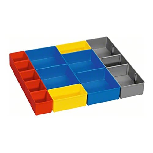 Image of Bosch Professional Carrying Case system boxes for small parts storage, i-BOXX 53 inset box set, 12 pieces