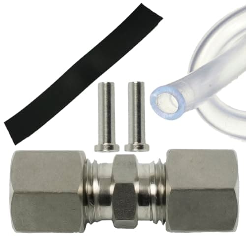 Image of 500 Panda KA 316 Marine Grade Stainless Steel Clutch Slave Cylinder Repair Union Kit