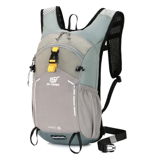 Image of SKYSPER Small Hiking Backpack - 15L Travel Rucksack Lightweight Daypack with Chest & Waist Strap Water Resistant Walking Backpack for Women Men