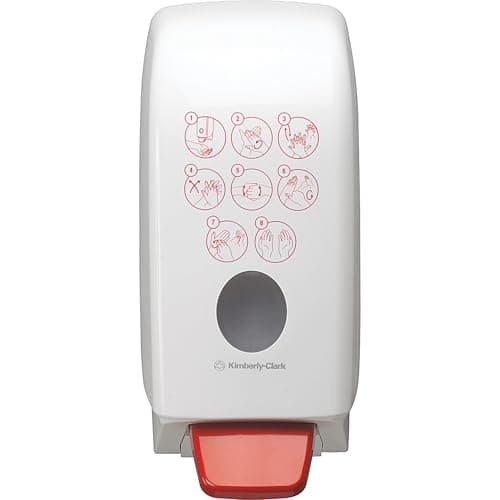 Image of Aquarius Hand Sanitiser Dispenser 7124 - White, 1 Ltr