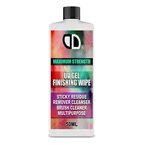 Image of UV Gel, Finishing Wipe, Multipurpose, Remover Cleanser, Sticky Residue Remover, Brush Cleaner 50ml