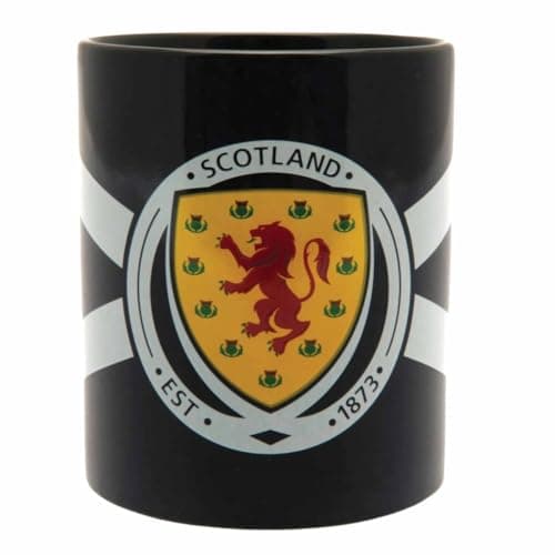 Image of Hy-Pro Officially Licensed Scotland FA Ceramic Mug - 11oz/325 ml Football Fan Cup for Hot Drinks - Microwave & Dishwasher Safe Gift for Men & Boys