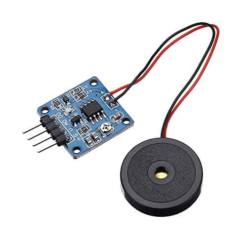 Image of DollaTek 5V Piezoelectric Film Vibration Sensor Switch Module TTL Level Output for Arduino