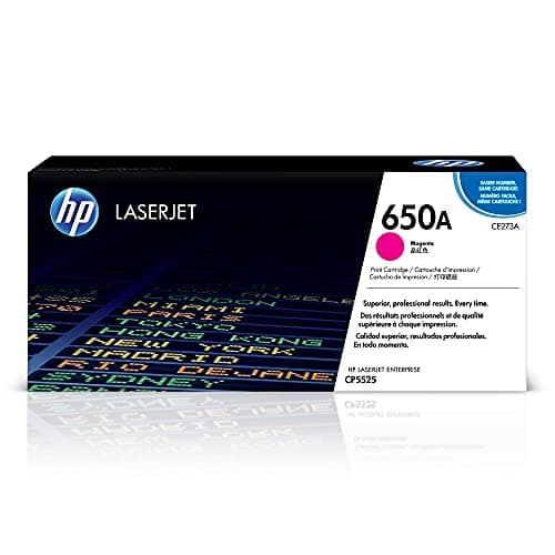 Image of HP CE273A 650A Original LaserJet Toner Cartridge, Magenta, Single Pack