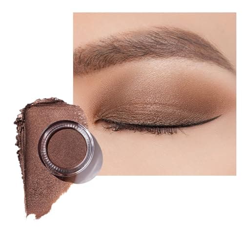Image of Oulac Shimmer Eyeshadow Pearl Finish| Bronze Highly Pigmented Eyeshadow| Waterproof & Long-Lasting| Longwear Blendable Shimmer Eyemake-up | Vegan | 06g (P01) Bronze
