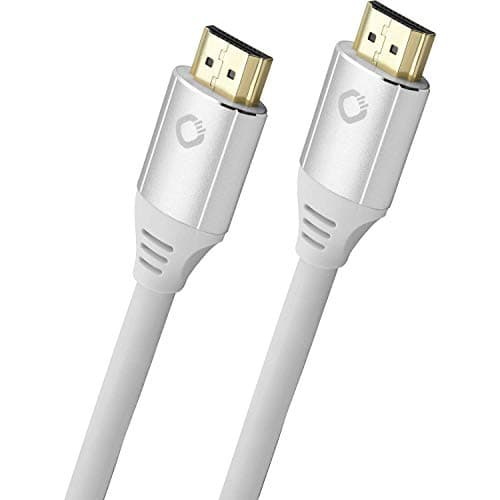 Image of OEHLBACH Black Magic MKII - 8K Ultra High-Speed HDMI Cable - 8K FUHD 60Hz 4320p / 4K 120Hz 2160p - 48Gbit/s (21:9 Cinema, 3D, Dolby Vision, Dynamic HDR 10+, VRR, eARC, UHD2) - 3 Metres, White