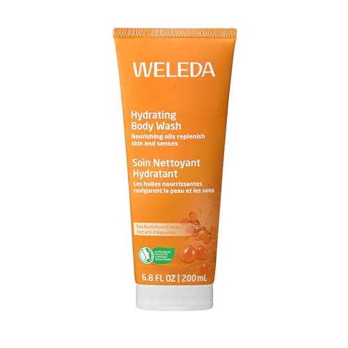 Image of Weleda Shower Gel with Sea Buckthorn, Creamy Body Wash, For Women & Men, Cleanse & Vitality, Paraben & SLS Free, Certified Natural, Organic, Vegan, 200 ml